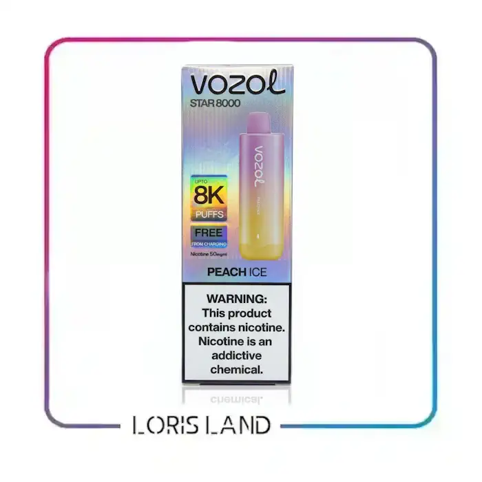 پاد یکبار مصرف هلو یخ وزول 8 هزار پاف